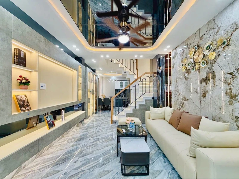 Bán nhà mới xây 4 tầng 40m², 4PN, hẻm xe hơi gần Co.opmart Quang Trung, Gò Vấp