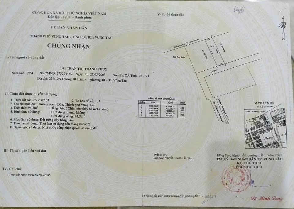 Bán nhà mặt tiền hẻm 94m2 đường 30/4, Bình Tân - Ảnh 1