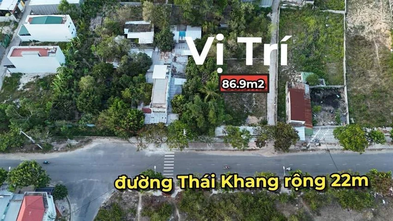 Bán đất Thái Khang Nam Nha Trang 86.9m² - 2.3 tỷ