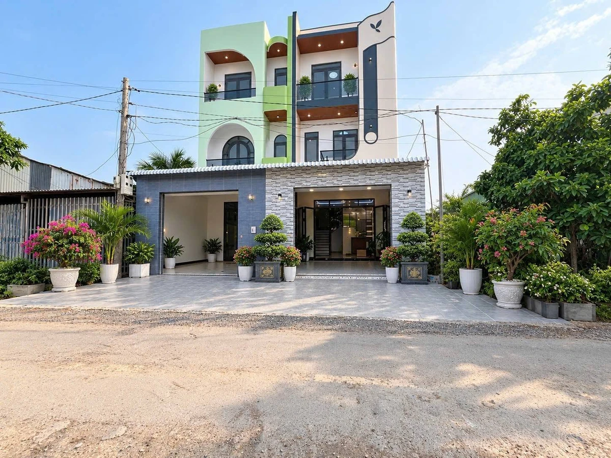 Bán nhà 1 trệt 2 lầu 95m2 Mỹ Yên, Bình Chánh 3.5 tỷ - Ảnh 1