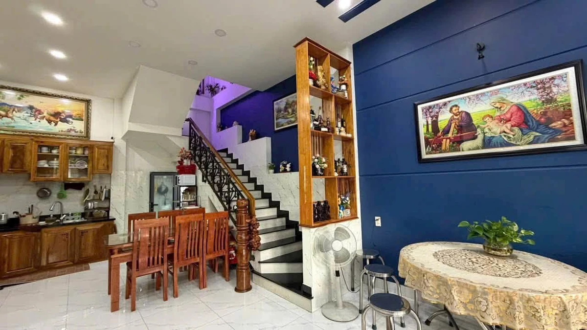 Bán nhà 3 tầng 60,4m² 4PN, 3,7 tỷ, Vĩnh Hiệp, Tây Nha Trang - Ảnh thu nhỏ 5