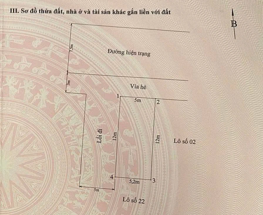Bán lô đất 61m2 ngang 5m khu TĐC Đồng Xá, Hải An, Hải Phòng giá 4,1 tỷ - Ảnh thu nhỏ 2