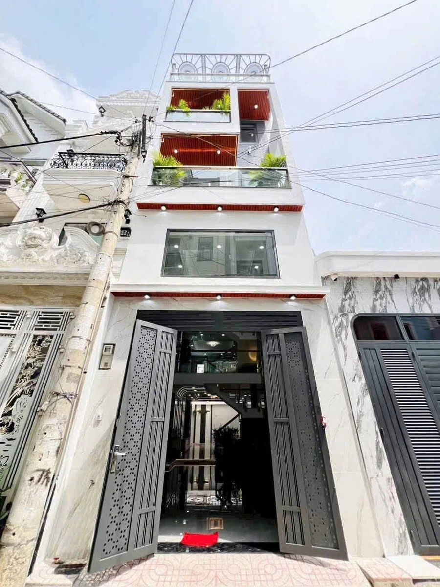 Bán nhà phố xây mới 4x18m, 4PN, hẻm xe hơi Trần Thị Năm, Trung Mỹ Tây, Quận 12 - 6,85 tỷ - Ảnh thu nhỏ 2