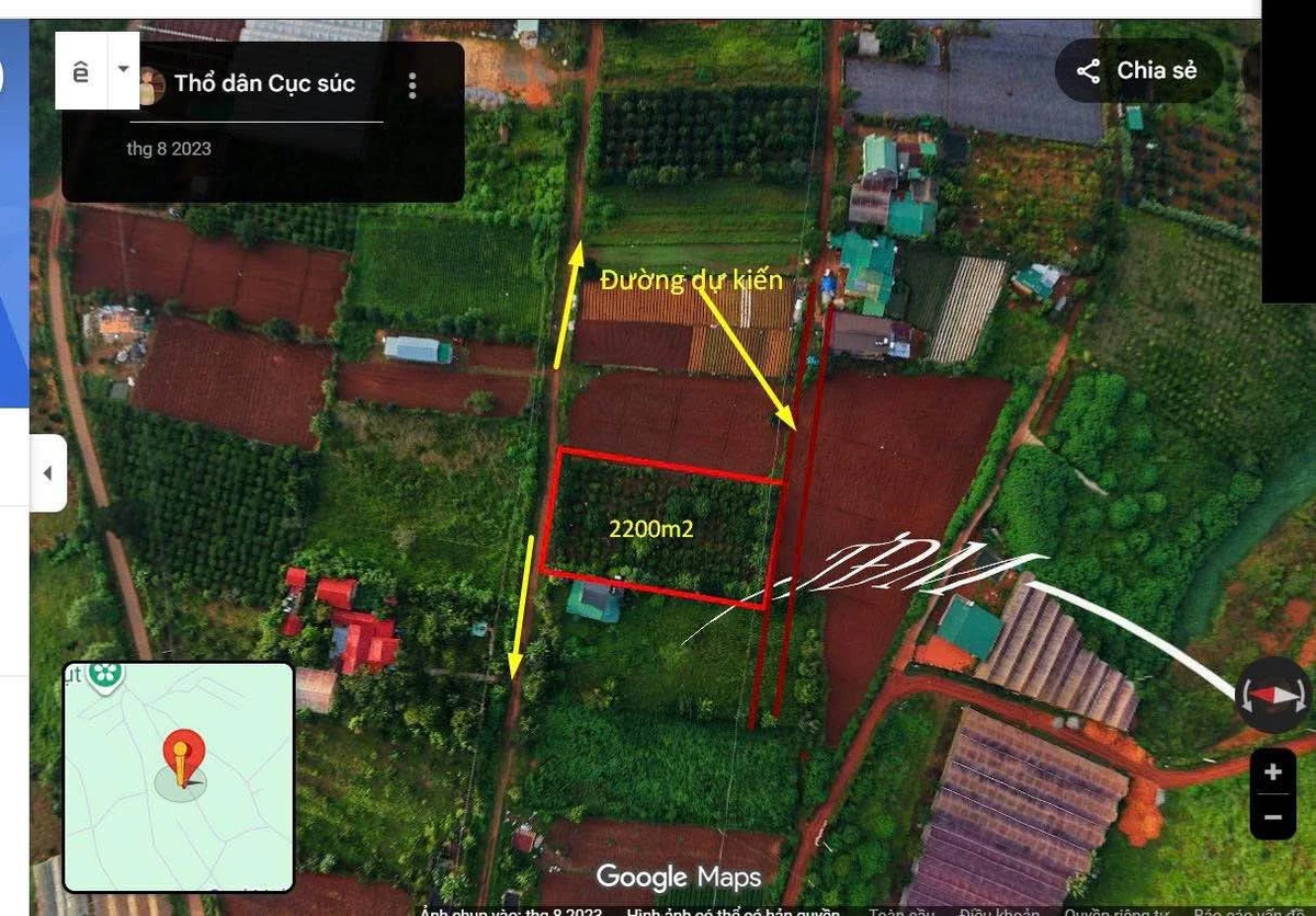 Bán đất 2.200m² view đẹp tại Tà Nung, Đà Lạt - Ảnh thu nhỏ 2