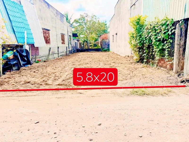 Bán lô đất thổ cư 116 m² Đức Hòa 1 tỷ 190