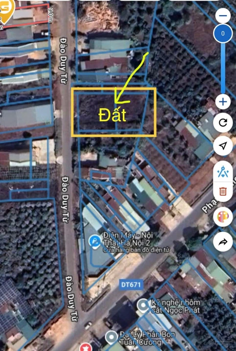 Chính chủ bán đất mặt đường Đào Duy Từ, TP Pleiku, đất sát Biển Hồ. Giá rẻ. LH 0986 853 *** - Ảnh thu nhỏ 3