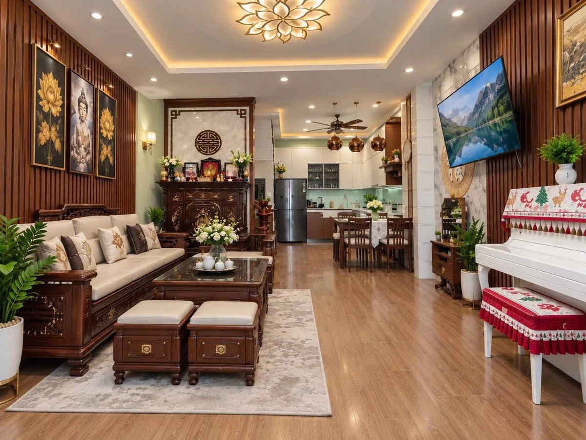 Bán nhà 3 tầng 53m² 4PN gần Vincom Lê Văn Việt 5 tỷ 950 - Ảnh thu nhỏ 2