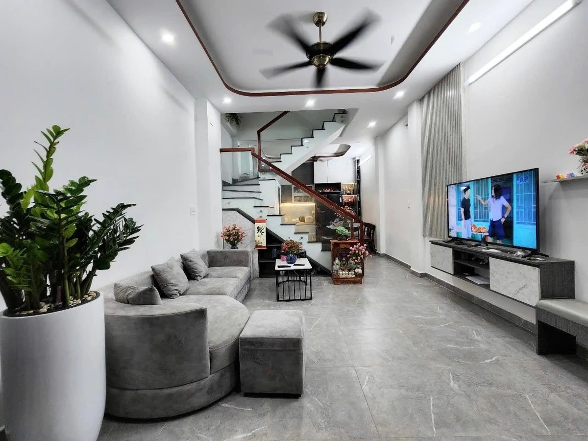 Bán nhà hẻm ô tô 45m2 4 tầng 4PN Dương Quảng Hàm Gò Vấp - Ảnh thu nhỏ 2