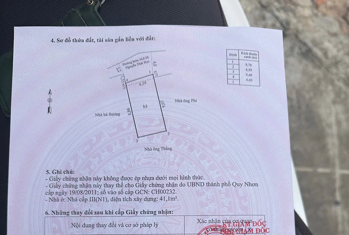 Bán nhà 3 tầng 44m² Phạm Ngũ Lão, Quy Nhơn, 3.8 tỷ - Ảnh thu nhỏ 5