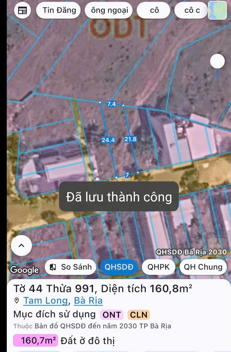 Bán lô đất biệt thự 100m2 gần Võ Văn Kiệt, Bà Rịa - Ảnh thu nhỏ 3
