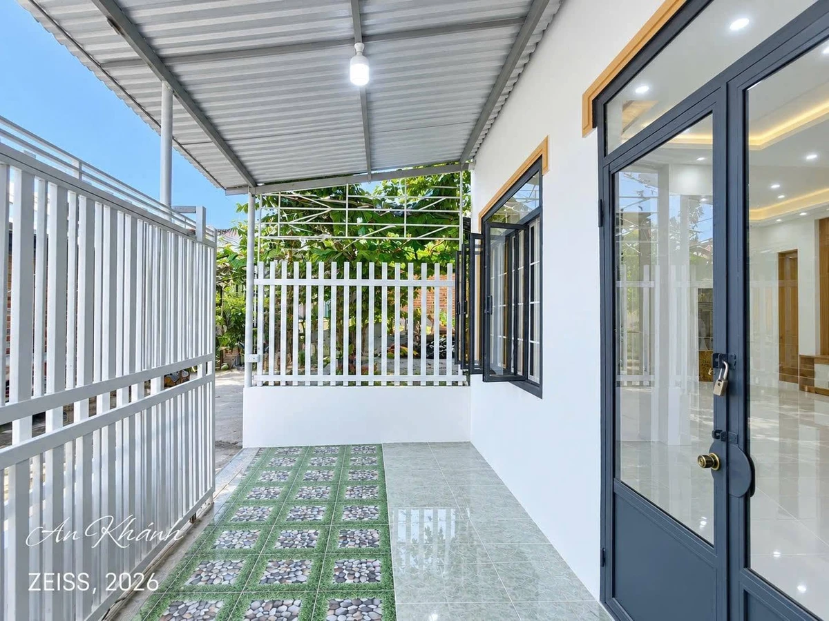Bán nhà 1 trệt 1 lửng 77,2m² 4PN gần khu TĐC Đất Lành, Vĩnh Thái, Nha Trang - Ảnh thu nhỏ 2