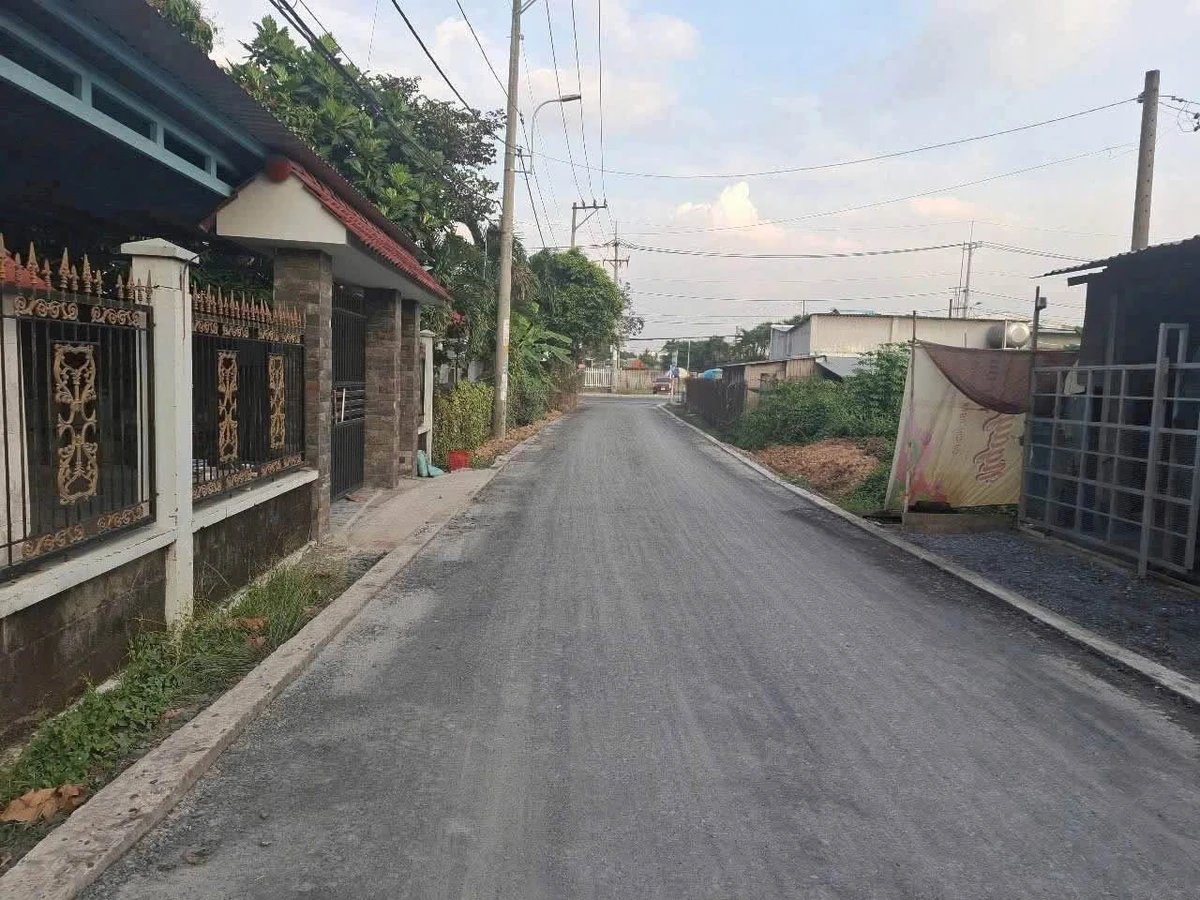 Bán đất thổ cư 300m2 (10x30m) mặt tiền đường nhựa tại Tân Phú Trung, Củ Chi - Ảnh thu nhỏ 3