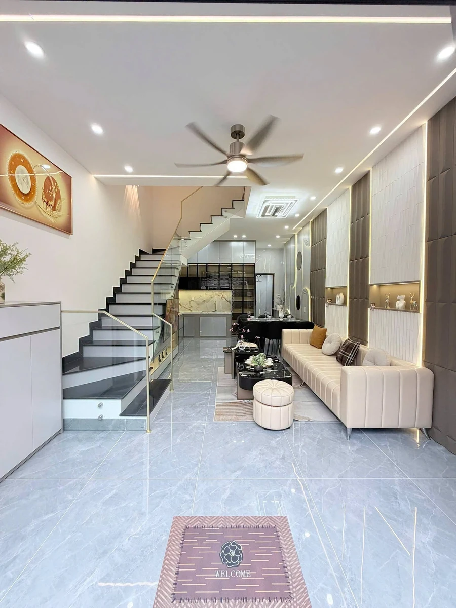 Bán cặp nhà 3 tầng 61m Thái Thị Bôi 5.6 tỷ - Ảnh 1