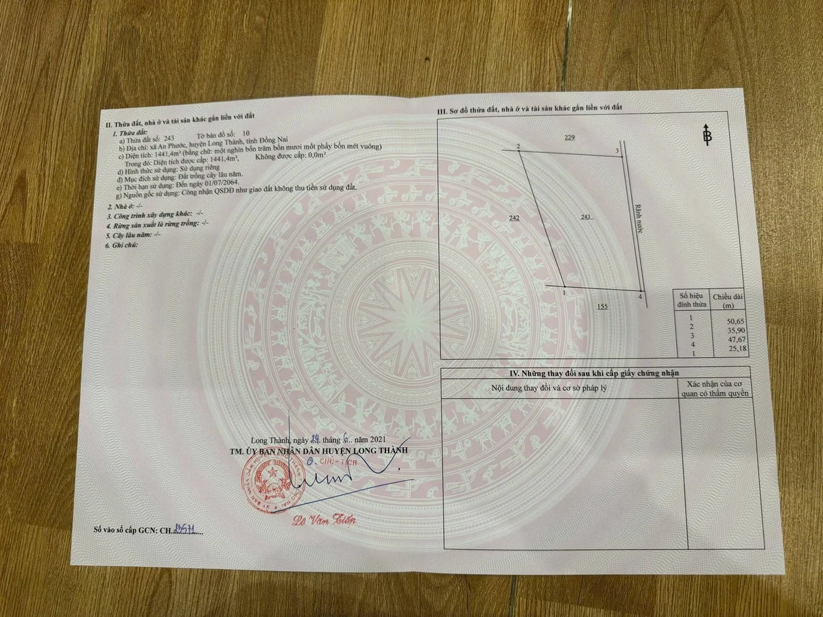 Bán đất mặt tiền An Phước 3.317m2, giá 2 tỷ - Ảnh thu nhỏ 3