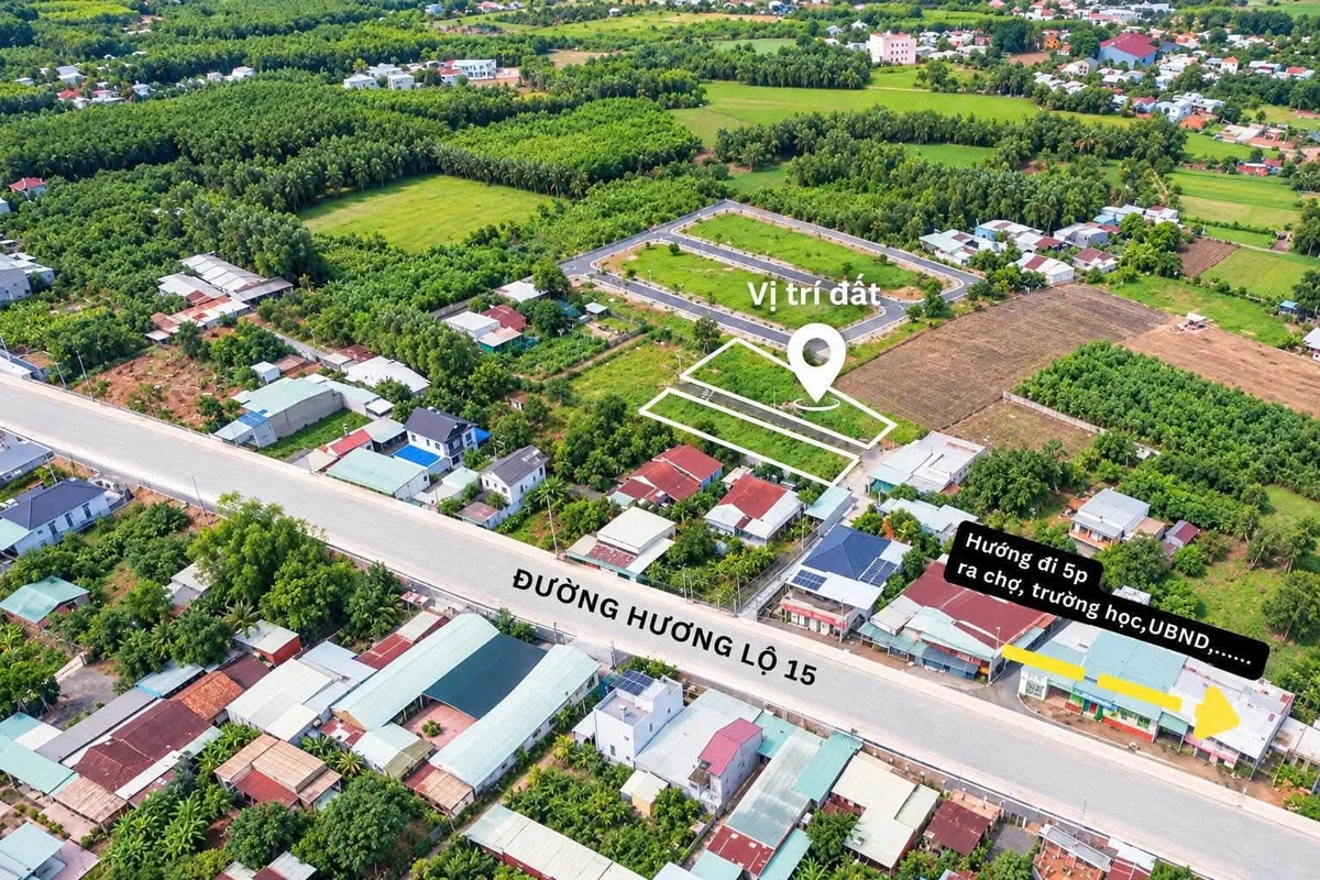 Bán đất 80m² ngay chợ Thạnh Phú, Nhà Bè - Ảnh 1