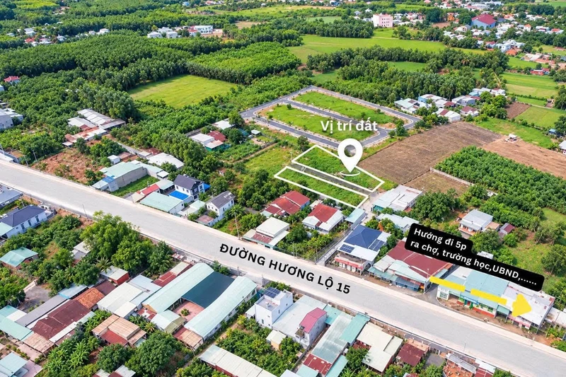 Bán đất 80m² ngay chợ Thạnh Phú, Nhà Bè