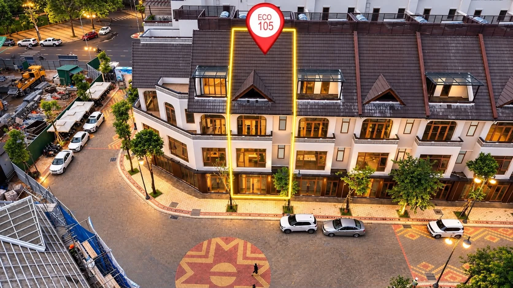 Bán shophouse 5 tầng 370m² Ecopalace Buôn Ma Thuột 18 tỷ - Ảnh 1