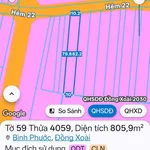Đất xây nhà trọ Tiến Hưng 8000m2 gần KCN Bắc Đồng Phú - Ảnh thu nhỏ 3