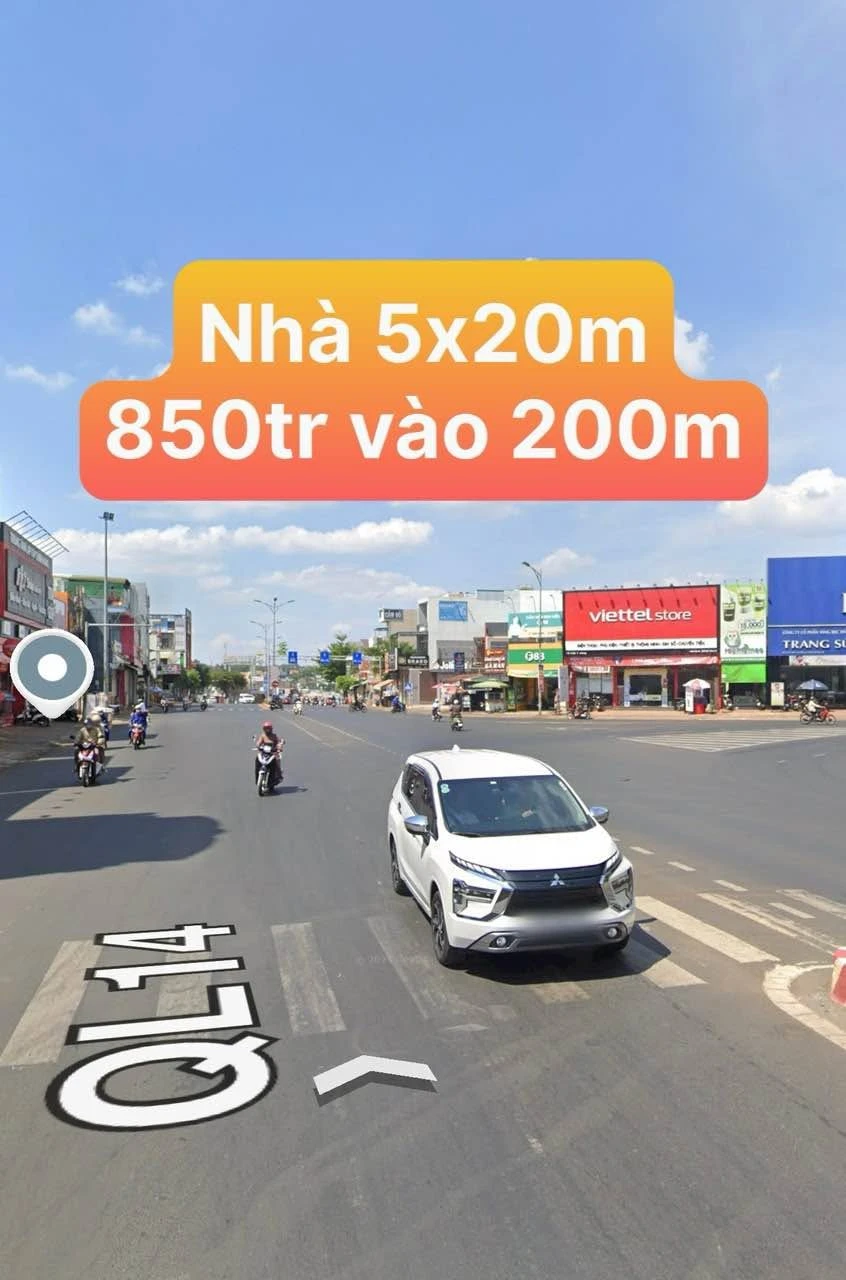 Nhà bán 5x20m 100m² 2PN gần chợ Đê, 850 triệu - Ảnh 1