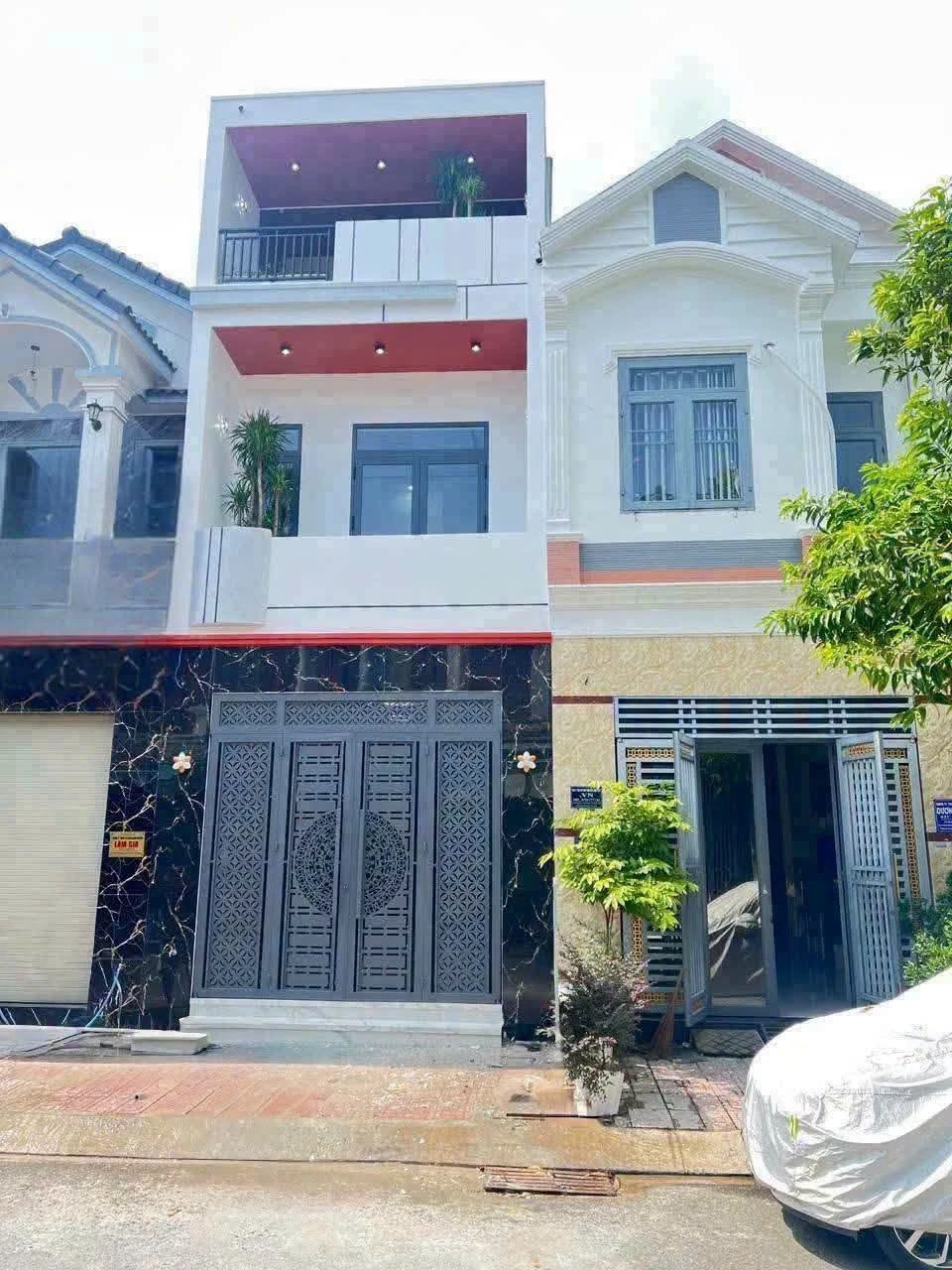 Bán nhà phố 60m2 3PN, 4,6 tỷ, Phường An Phú, Thuận An gần chợ Phú Phong - Ảnh 1