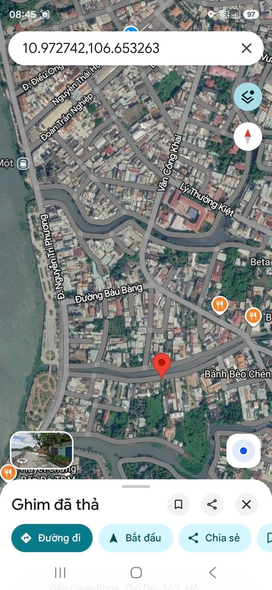 Bán lô đất mặt tiền 250m² gần chợ Thủ Dầu Một - Ảnh 1