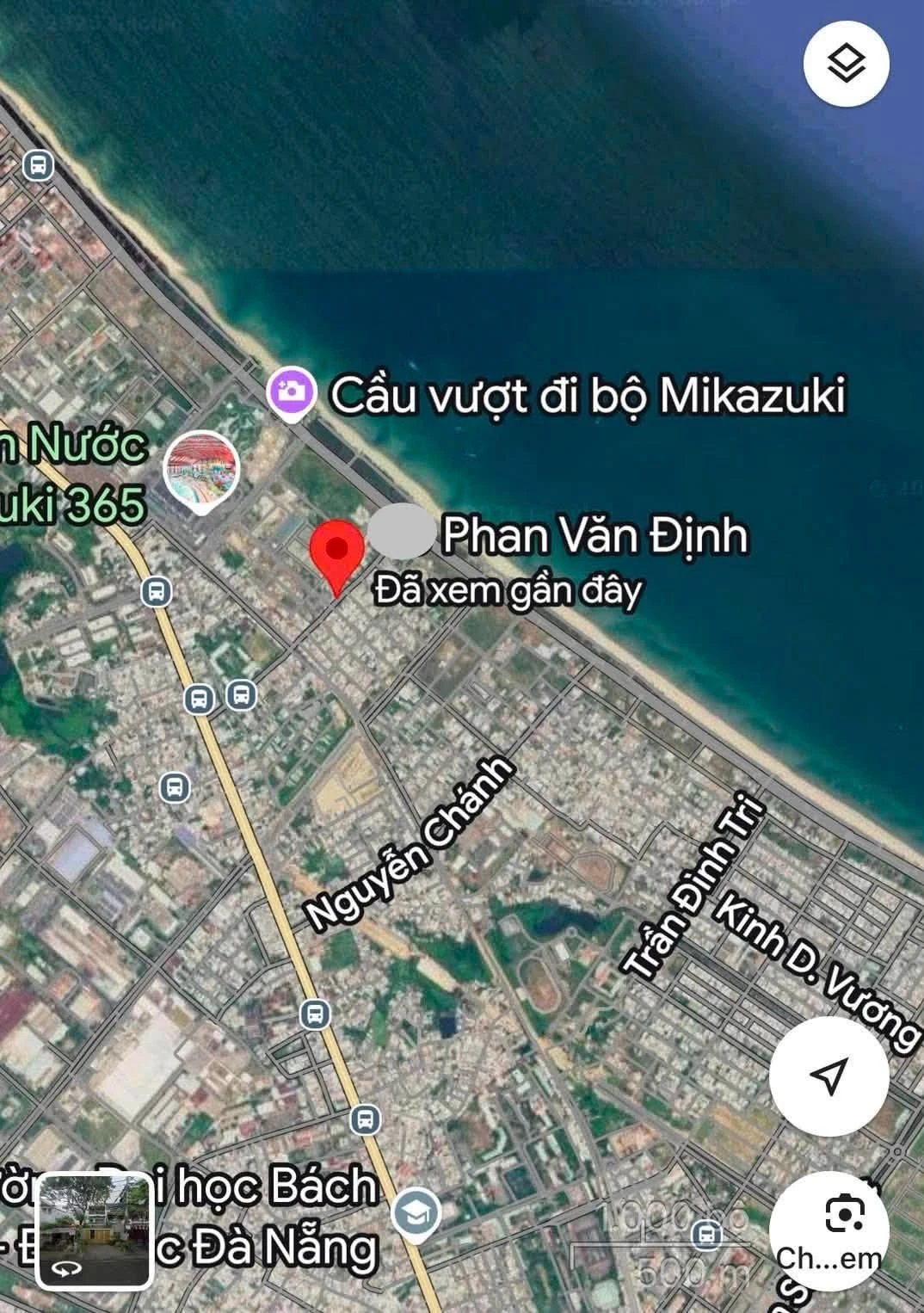Bán nhà mặt tiền Phan Văn Định Đà Nẵng 8.5x40m sát biển - Ảnh 1