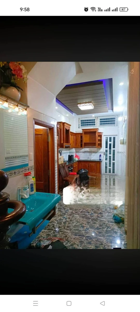 Bán nhà phố mặt tiền căn góc 4x22m, 1 trệt 2 lầu, 4PN, đường TTH 09 Quận 12 - Ảnh thu nhỏ 4