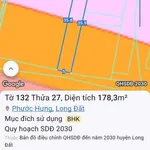 Bán đất mặt tiền Long Hải 178m² 1 tỷ 890 triệu - Ảnh thu nhỏ 3