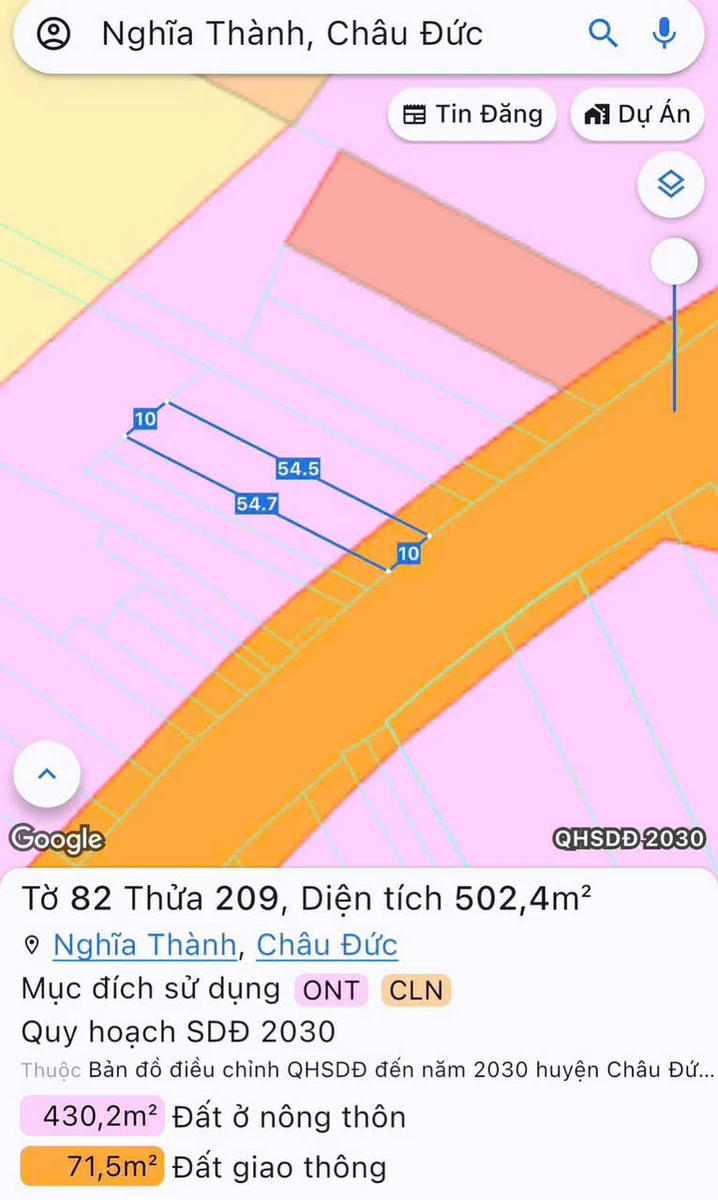 Bán đất mặt tiền Quốc Lộ 56, 540m², sổ sẵn - Ảnh 1