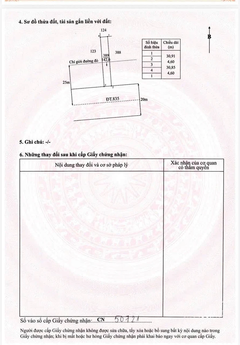 Bán 2 lô mặt tiền 280m2 Mỹ Lộc Cần Giờ 7 tỷ - Ảnh thu nhỏ 3