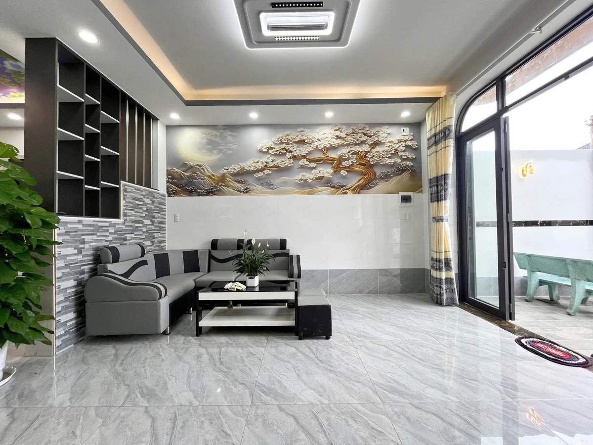 Bán nhà 1 trệt 1 lầu 150m2 thổ cư, 3PN, sổ hồng riêng gần ngã ba Mỹ Hạnh - Ảnh thu nhỏ 4
