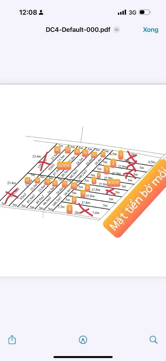 Bán 20 lô đất mặt tiền Bờ mổi 5m, Cần Đước Tây Ninh - Ảnh thu nhỏ 4