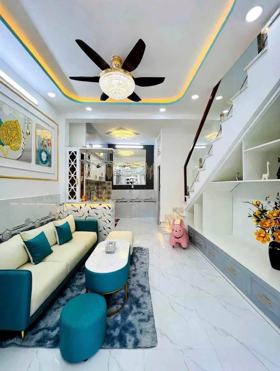 Bán nhà 1 trệt 1 lầu 2PN 4x8m Nhà Bè - Ảnh thu nhỏ 2