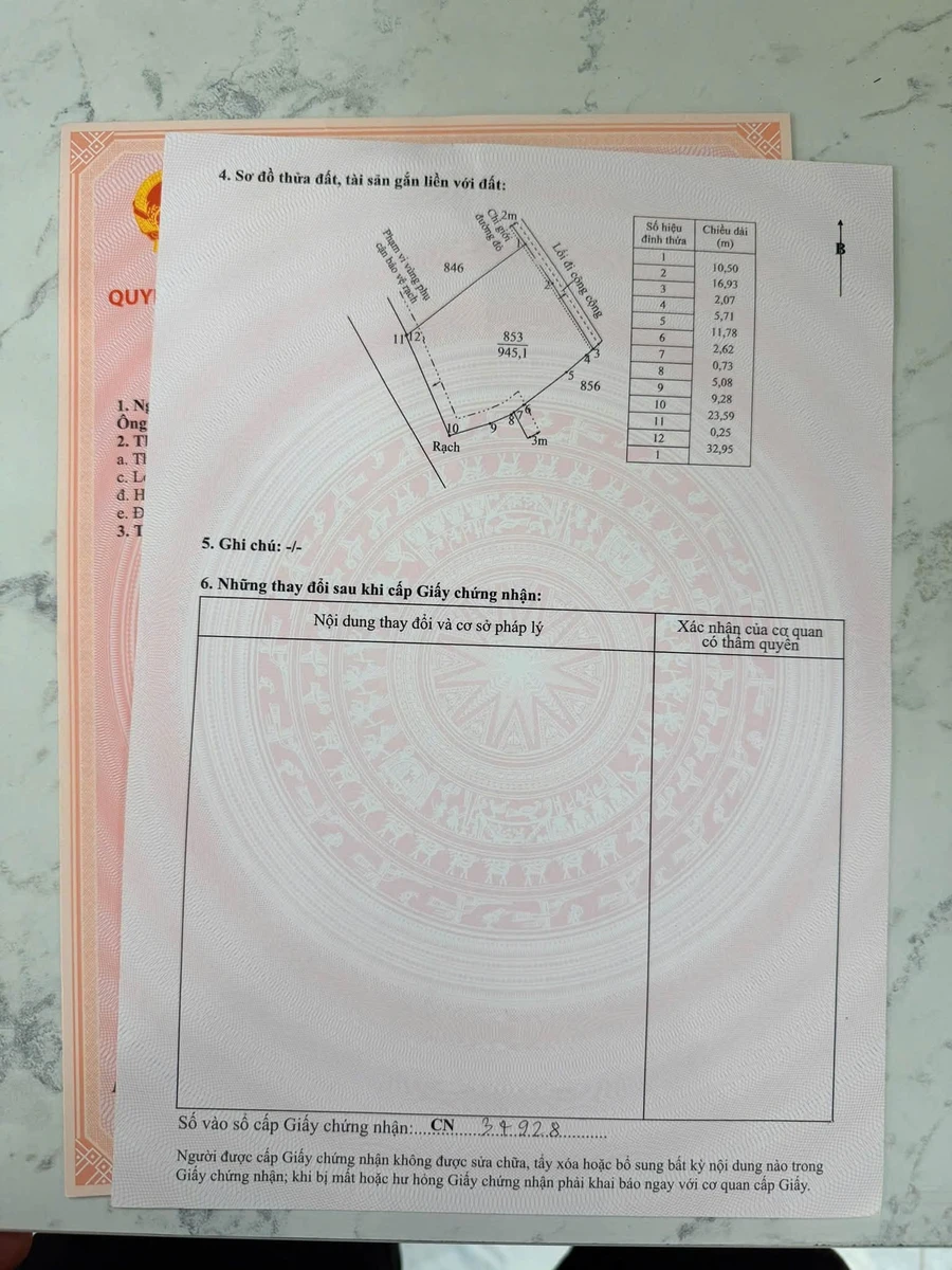 Bán đất 950m2 ở Cần Giờ, giá 2.9 tỷ - Ảnh 1