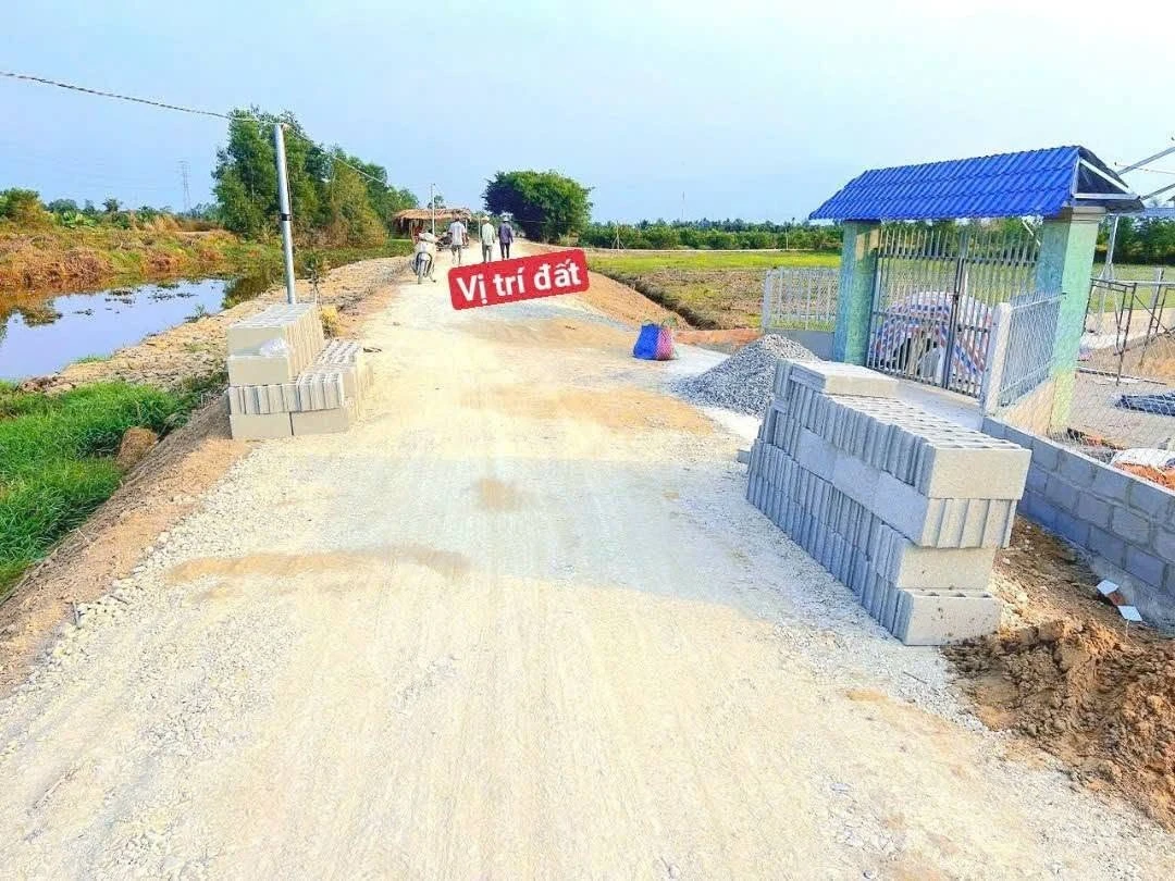 Đất thổ vườn view kênh 500m² sổ hồng Bến Lức 575 triệu - Ảnh thu nhỏ 2