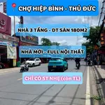 Bán nhà phố 3 tầng 60m² gần chợ Hiệp Bình 5 tỷ - Ảnh thu nhỏ 1