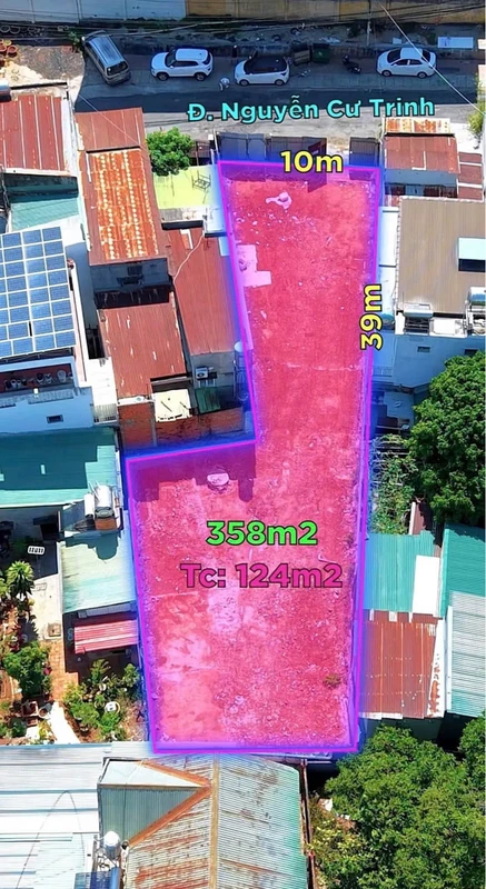 Bán đất mặt tiền 358m2 đường Nguyễn Cư Trinh, Buôn Ma Thuột giá 8,5 tỷ