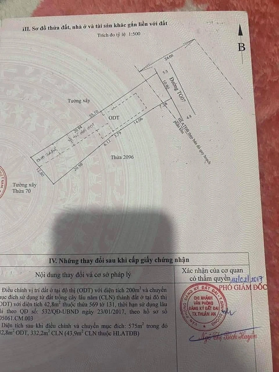 Bán đất mặt tiền Thuận Giao 07, Thuận An, 575m2, giá 8,5 tỷ - Ảnh thu nhỏ 3