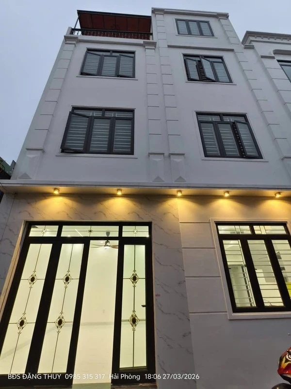 Bán nhà 3,5 tầng 41m2 độc lập, ngõ ô tô, Đồng Hòa, Kiến An, Hải Phòng