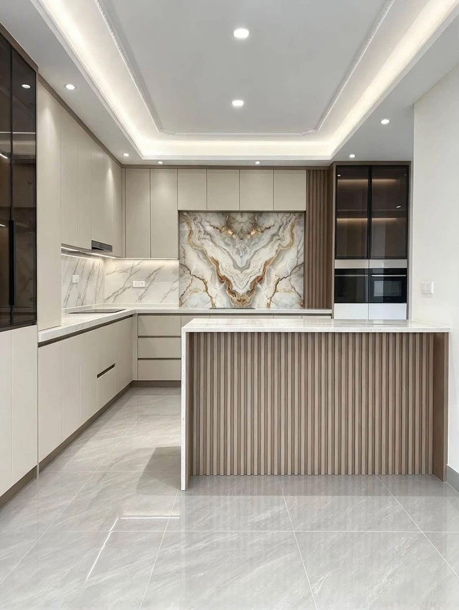 Bán nhà 3 tầng 70m2 mặt tiền 7m Cao Xanh - Ảnh thu nhỏ 4