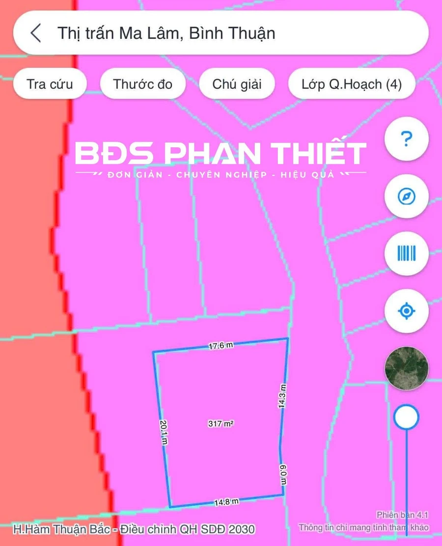 Bán đất thổ cư Lâm Giáo 316,7 m² giá 1 tỷ 450 - Ảnh thu nhỏ 2