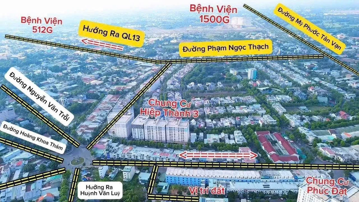 Bán đất 100m² D2, KDC Phúc Đạt, Phú Lợi, 4 tỷ 990 triệu - Ảnh thu nhỏ 4