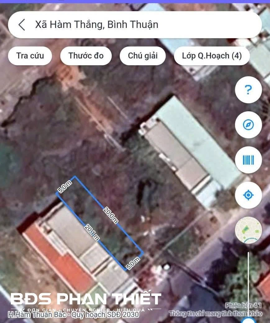 Bán đất KDC Bến Lội – Lại An 100 m² giá 1 tỷ 850 triệu - Ảnh thu nhỏ 2