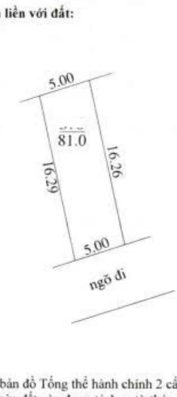 Bán đất Xuân Linh Xuân Mai 81m2 thổ cư 1,3 tỷ