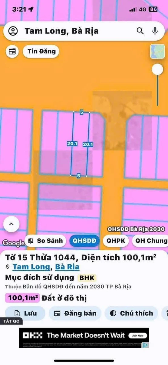 Bán lô đất Hòa Long Bà Rịa 100m2 2,5 tỷ - Ảnh thu nhỏ 2
