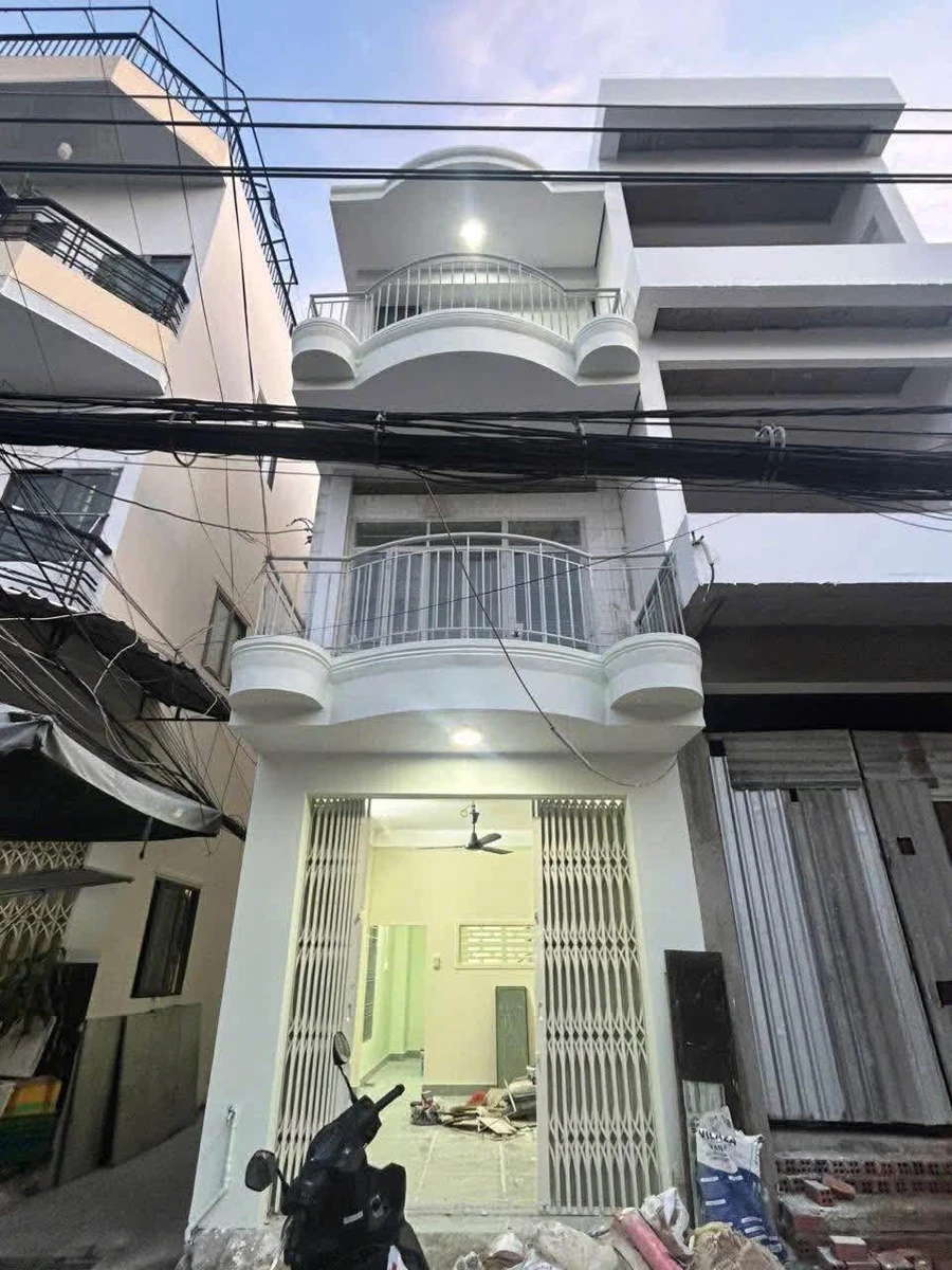Cho thuê nhà 3 tầng mặt tiền Mai Xuân Thưởng, 40m², 15 triệu/tháng - Ảnh 1