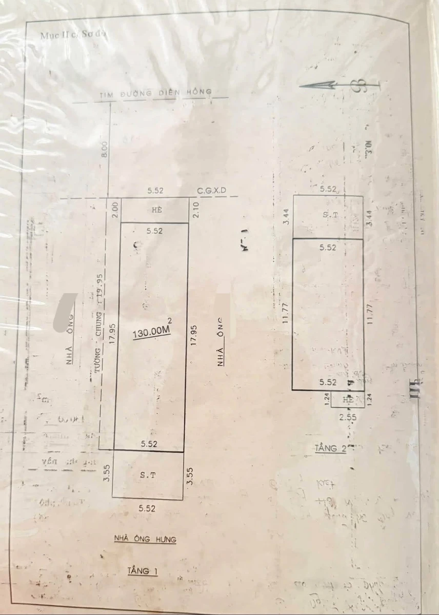 Bán nhà mặt tiền Diên Hồng 130m2 gần Vũ Bảo - Ảnh 1