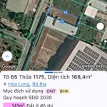 Bán lô đất 168m² Hòa Long Bà Rịa 1 tỷ 592 triệu - Ảnh thu nhỏ 3