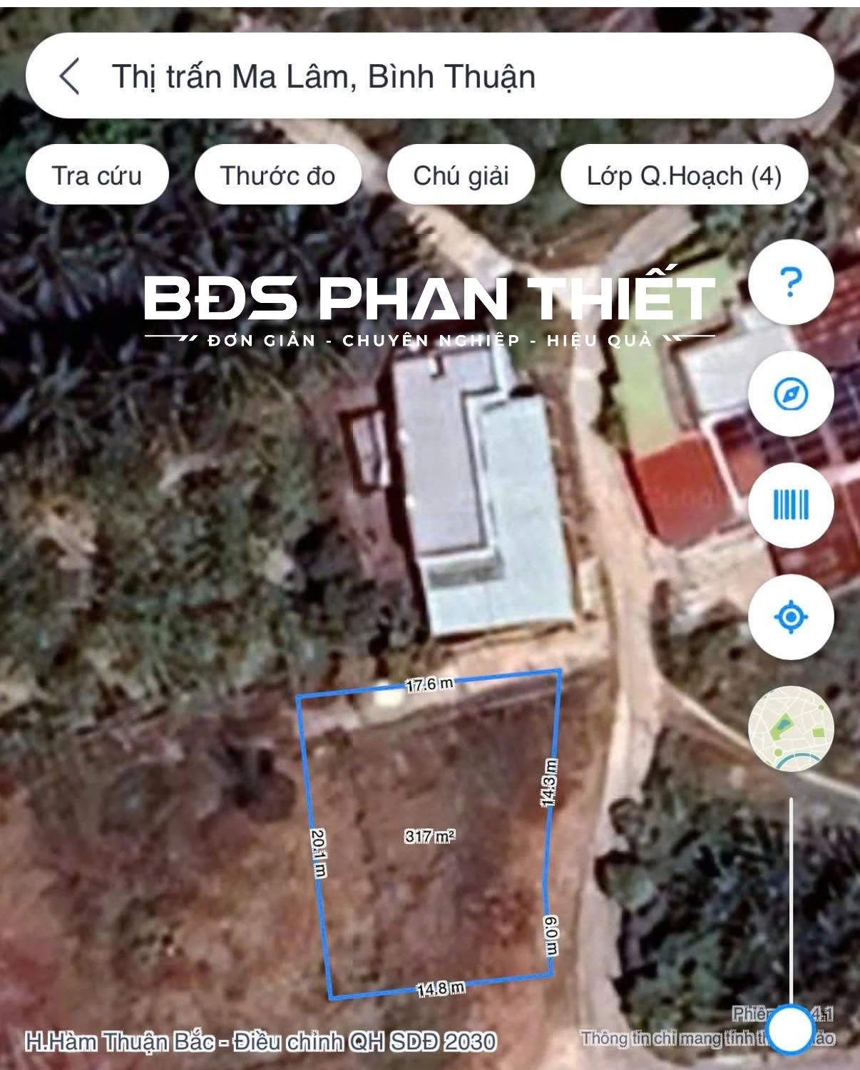 Bán đất thổ cư Lâm Giáo 316,7 m² giá 1 tỷ 450 - Ảnh 1