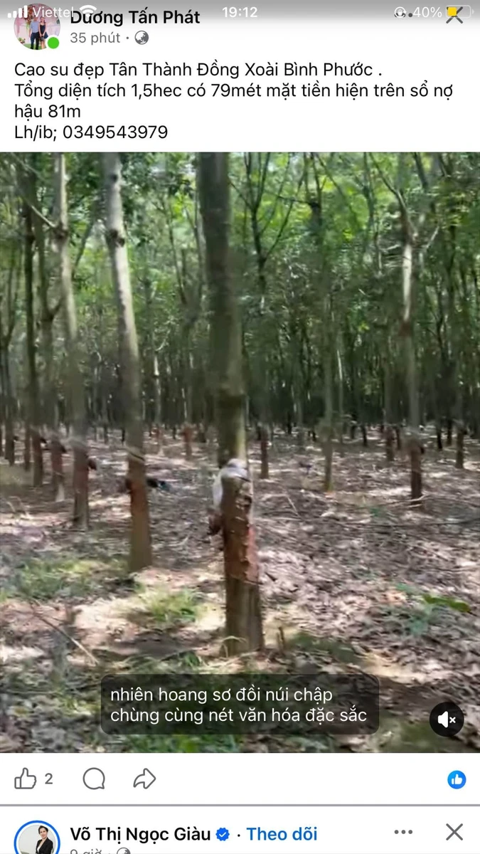 Bán đất 1.5 hectare Tân Thành 3 tỷ 750 - Ảnh thu nhỏ 2